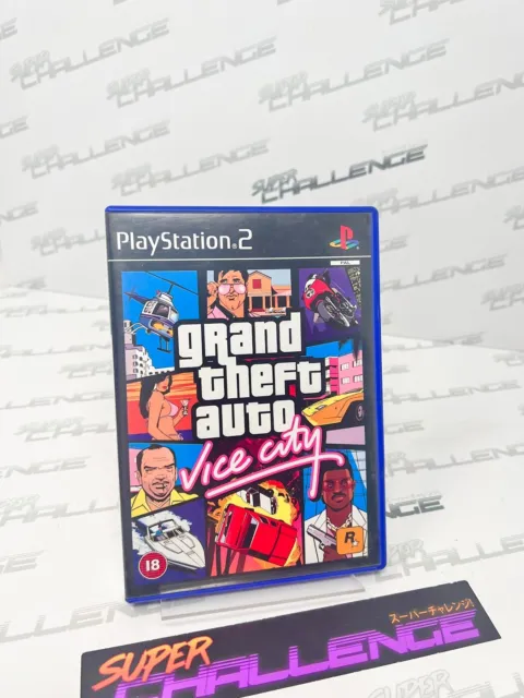 Grand Theft Auto Vice City PS2 PlayStation 2 PAL/UK in scatola con manuale (senza mappa)