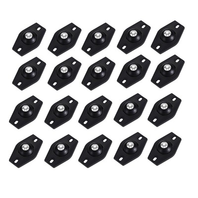 AIEX 8 Pezzi Ruote Autoadesive Piccole Rotelle per Mobili Piccole Senso Unico per Macchinine Scatola Portaoggetti Scarpiera Cestino Fai Da Te 