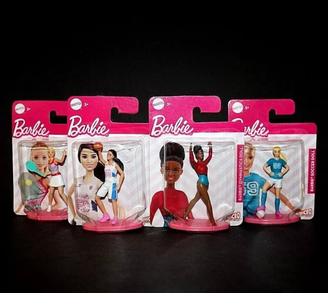 Barbie Micro Collection Set of 5 Sports Edition Gymnastics