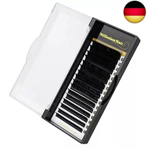 MilleniumHair Silk Lashes - Seidenwimpern - D-Curl - 0,20 mm Stärke -