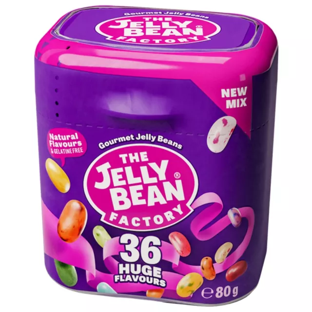 1x The Jelly Bean Factory 36 Flavours Geschmack 80g