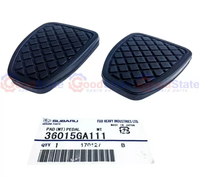 Subaru Impreza Forester Liberty Legacy BRZ Pedal Rubber Pad Set Brake Clutch