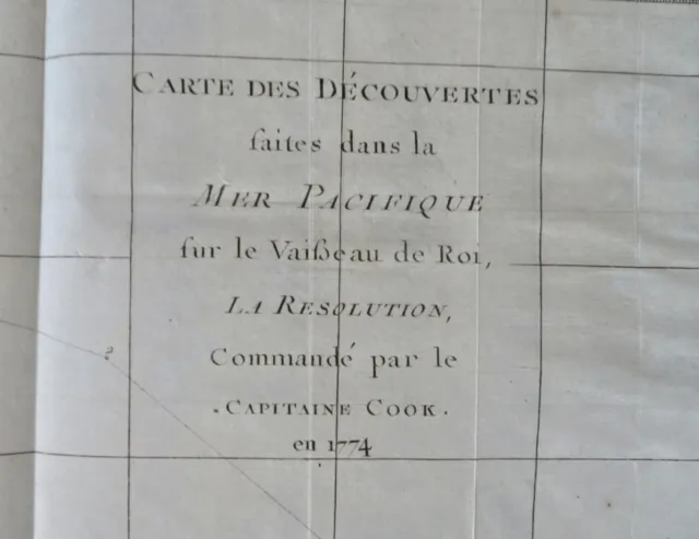 Captain Cook Exploration Pacific Ocean New Caledonia New Hebrides 1780's map