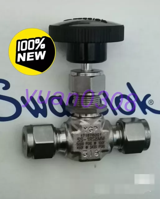 1PC NEW Swagelok SS-1RS8MM Manual stainless steel needle valve DHL Fast delivery
