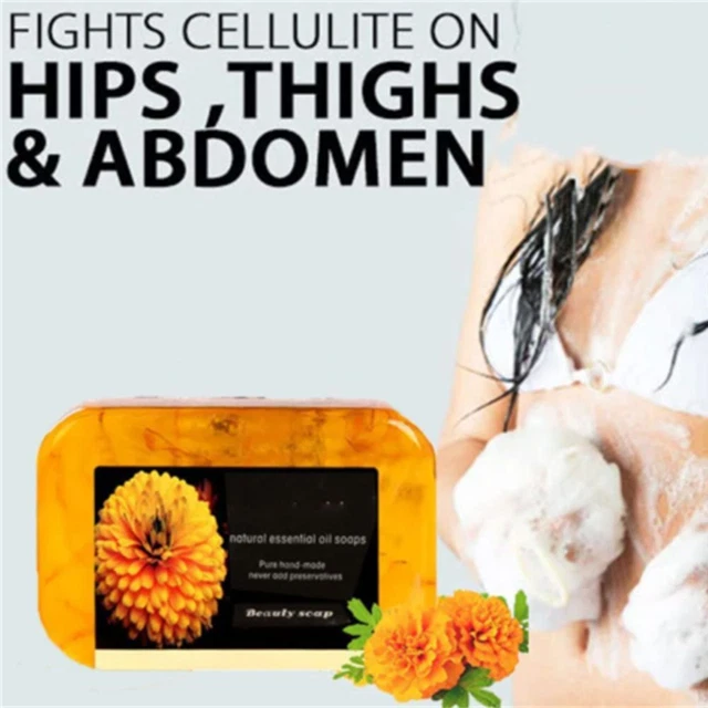 Peau raffermissante Savon Calendula biologique Anti cellulite Anti Gonflement
