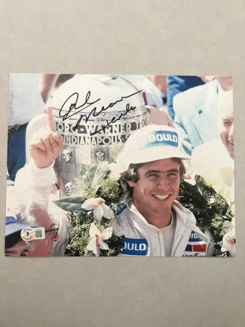 Rick Mears autographed signed 8x10 photo Beckett BAS COA Indy Indianapolis 500