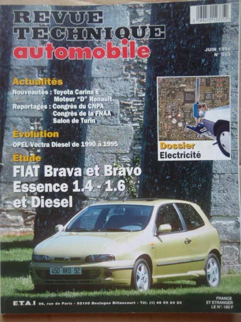 Revue Technique  FIAT BRAVA et  BRAVO essence 1.4 - 1.6 et Diesel