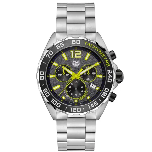 TAG Heuer orologio Formula 1 cronografo 43m grigio quarzo acciaio CAZ101AG.BA084