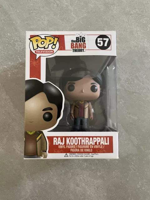 Funko Pop! Big Bang Theory #57 Raj Koothrappali Vaulted AUTHENTIC! ✅