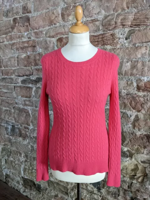 Alex Marie 100% Pure Cashmere Crew Neck Cable Knit Sweater. FREE UK POST