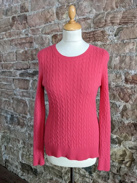 Alex Marie 100% Pure Cashmere Crew Neck Cable Knit Sweater. FREE UK POST