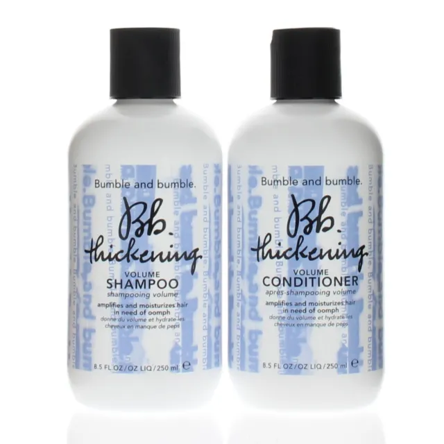 Bumble and Bumble Bb Thickening Volume Shampoo and Conditioner Full Size 8.5oz