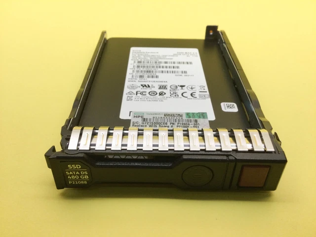 P19947-B21 HPE 480GB Sata 6G Mixed Use Sff Sc 5300M Ssd P21088-001 $144 ...