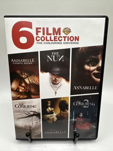 Conjuring Universe 6-Film Collection Dvd Set, Annabelle 1-3, Conjuring 1-2, Nun