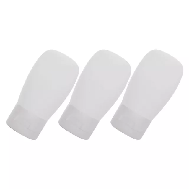 3 Pcs Refillable Travel Container Silicone Travel Bottle Travel Dispenser Bottle