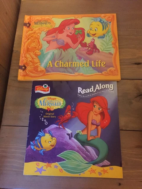 DISNEYS THE LITTLE MERMAID movie Story Book And A Charmed Life Story ...