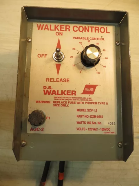 OS Walker LBP 6x18 Electromagnet Chuck & Chuck Control SCV 1.5