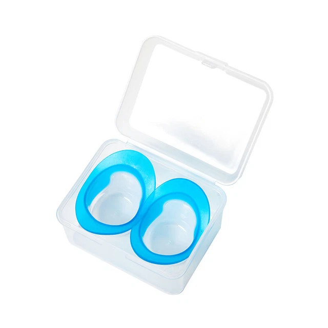 2 un. taza de silicona para lavar los ojos taza de baño suave para ojos con caja St