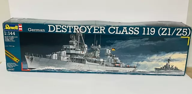 Revell - Bausatz - German Destroyer - 05097 - Maßstab 1:144 - Zerstörer Neu