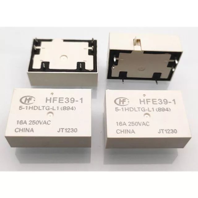 1PCS HongFa HFE39-1-5-1HDLTG-L1 5VDC Magnetic Holding Relay 6Pins 16A 250VAC