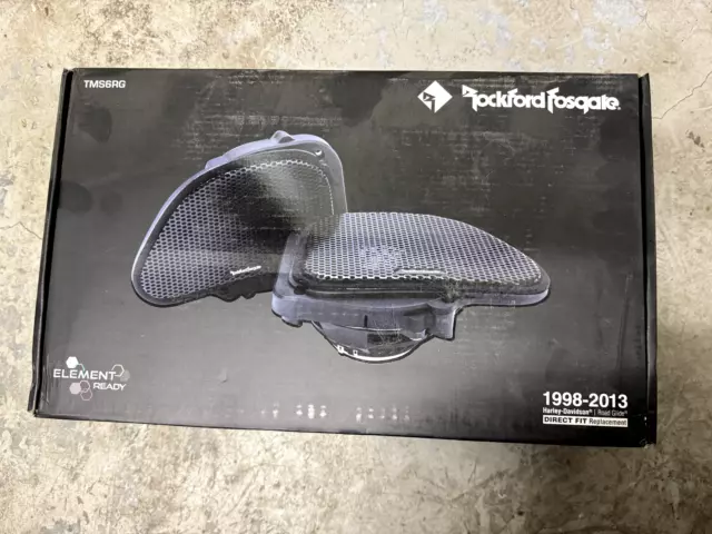 Rockford Fosgate Tms6Rg 6.5" Full Range Speakers Harley Davidson Road Glide