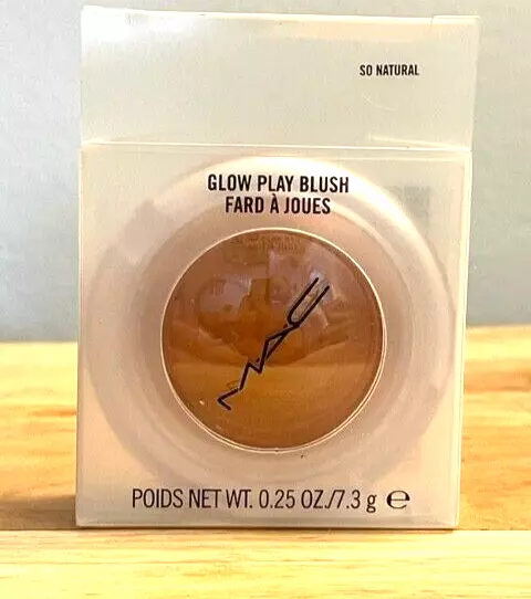 MAC Cosmetics Glow Play Blush "So Natural" NEW! 0.25 oz.