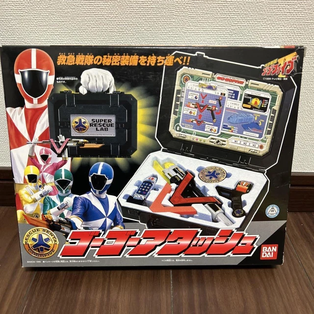 MALLETTE WINSPECTOR FIGURINES power rangers Bandai 1990 incomplète. EUR
