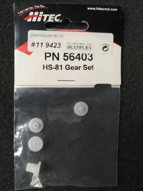 Hitec PN 56403 HS-81 Gear Set Vintage NEW
