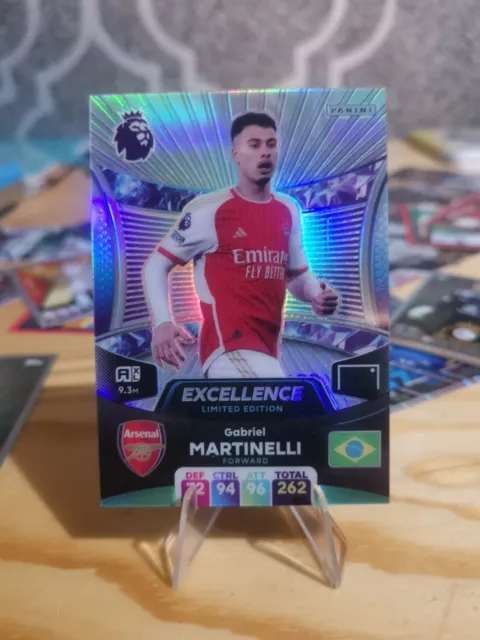 GABRIEL MARTINELLI Excellence Limited Edition CARD PANINI 2024 ADRENALYN