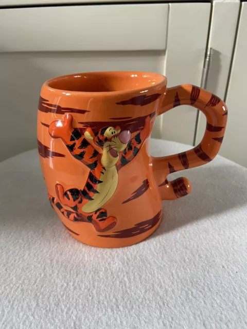 DISNEY Winnie The Pooh 3D Tigger Mug Exclusive Disneyland Resort Paris “Bounce” 2