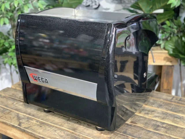 Wega Polaris 2 Gruppi Macchina Caffe' Espresso Nera Compatta Caffe' Commerciale 9