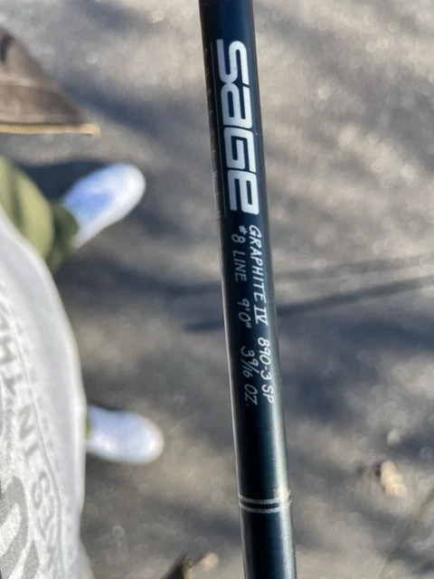 SAGE FLY ROD, Sage SP 586-3 Graphite IV #5 Line 8'6