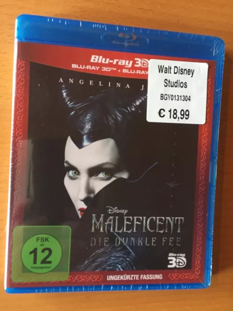 Maleficent - Die Dunkle Fee Blu-ray 3D + Blu-ray 2D neu & ovp in Folie