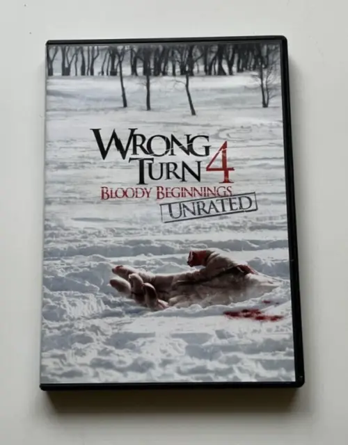 Wrong Turn 4: Bloody Beginnings (DVD, 2011, Unrated, Widescreen)-Horror