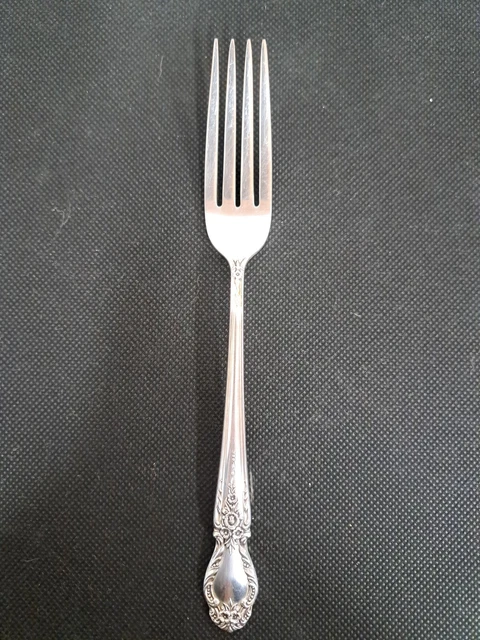 VTG International Sterling Silver Brocade Dinner Fork 7¼" 1.7oz