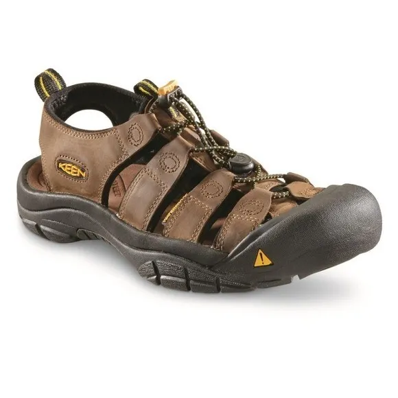 KEEN MENS OUTDOOR Hiking Newport Leather Waterproof Sandals Shoes sz 9. ...