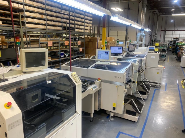 Siemens ASM 3 machines pick n place  line