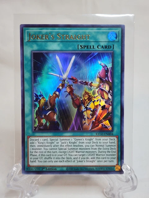 2021 Yugioh Joker’s Straight KICO-EN004 1st Edition Ultra Rare King’s Court