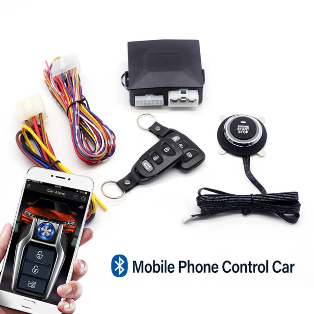 Car Suv Engine Keyless Entry Alarm System Push Button Remote Starter Stop US