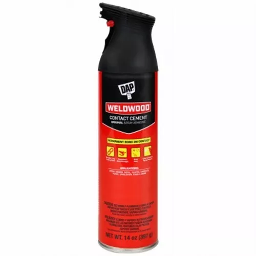 DAP Weldwood High Strength Synthetic Polymer Contact Cement Spray Adhesive 14 oz