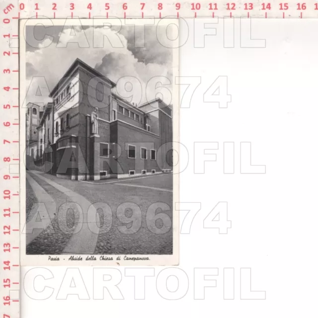 A9674 Pavia 1939 Abside Chiesa Canepanova