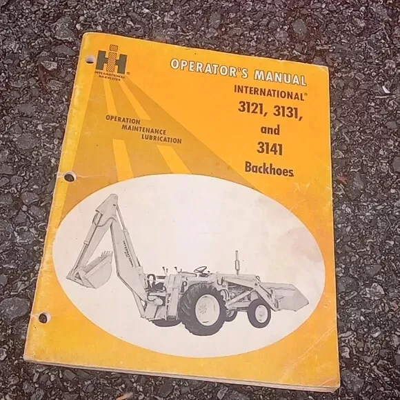International  Payloader  Pay Loader  3141 3131 3121 Parts Operators Manual