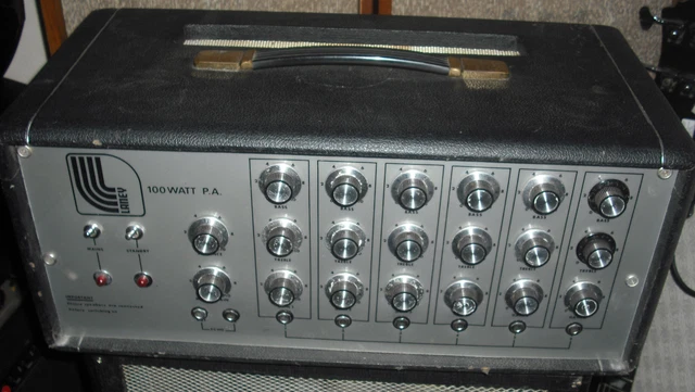 Laney PA 100w 6 channel PA head EL34 vintage valve amplifier tube amp Klipp