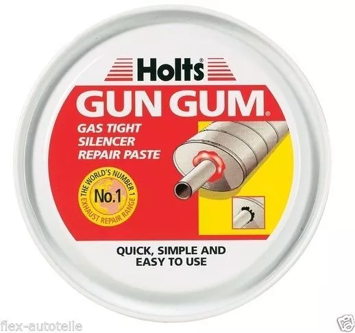 Holts Gun Gum Gafas Pasta de Reparación de Escape 200g Sellador Kit 3