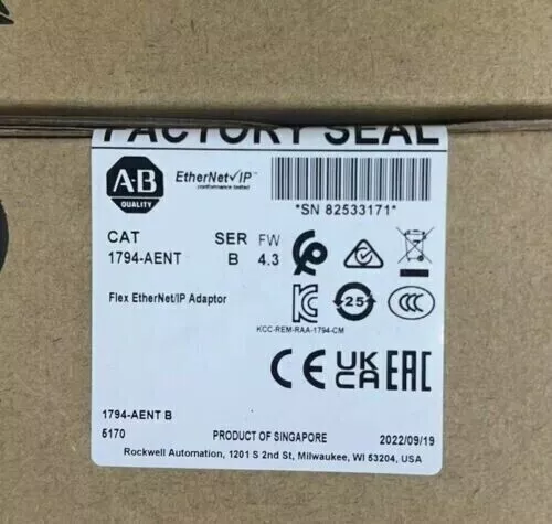 New Sealed Genuine AB 25B-D6P0N104 /A PowerFlex 525 2.2kW 3Hp AC Drive