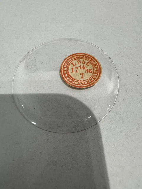 VERRE MONTRE DIAMETRE 32.9 mm PLAT TREMPE MMS STANDARD