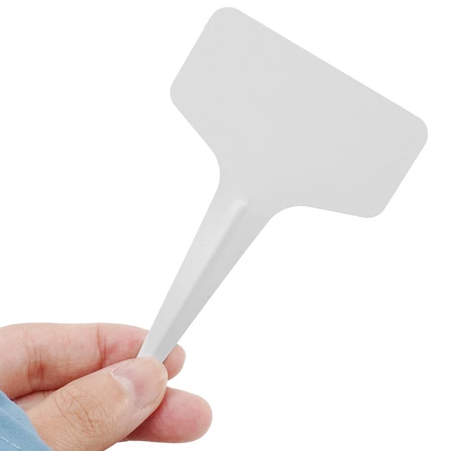 200 Etichette Per Piante In Plastica Con Pennarello - Cartellini Identificativi Da Giardino, Resistenti Alle Intemperie, Riutilizzabili (10x6 Cm)