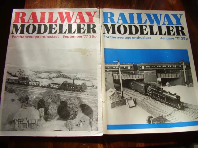 2 X   1977 Railway Modeller Model Rail Magazines Rewley Road Power Depot