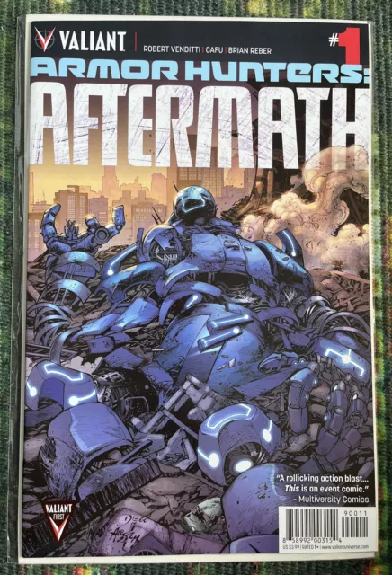 Armor Hunters : Aftermath #1 One-Shot Valiant Comics 2014 Sent In A CB Mailer