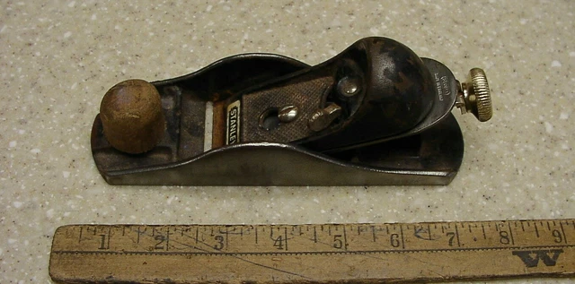 Vintage Stanley No.220 Block Plane,G12-220,Carpenters Wood Shaving Tool,England